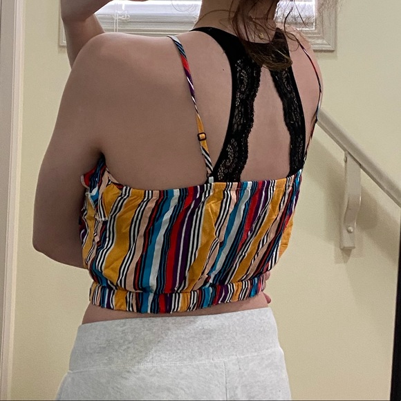 Stripped crop top - Picture 2 of 3